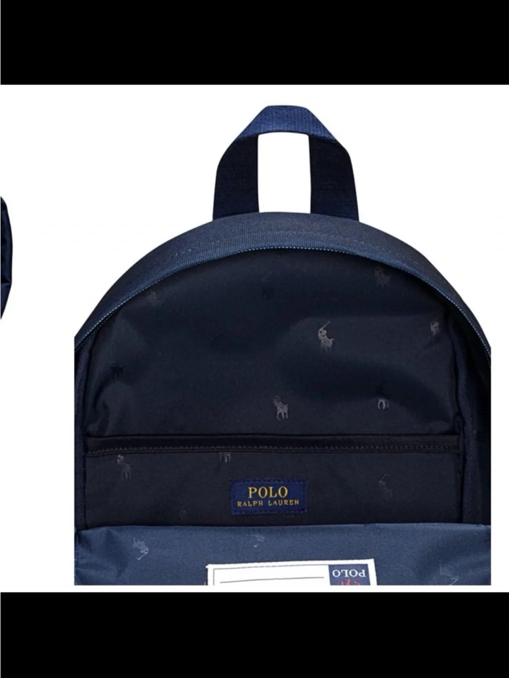 Polo by Ralph Lauren Navy Embroidered Bear Men's Backpack